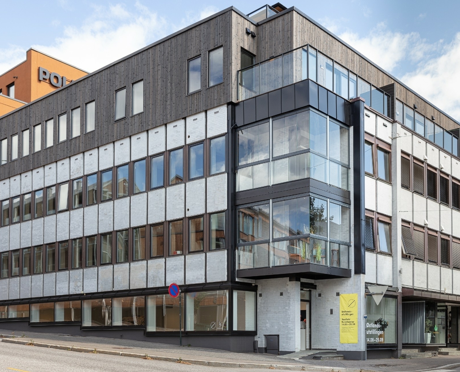 Bilde av fasaden til Vestfold kunstsenter